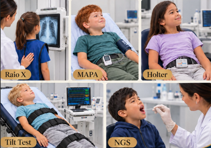 Exames para crianças no Centro Diagnóstico do Leblon: Raio X, MAPA, Holter, Tilt Test, NGS